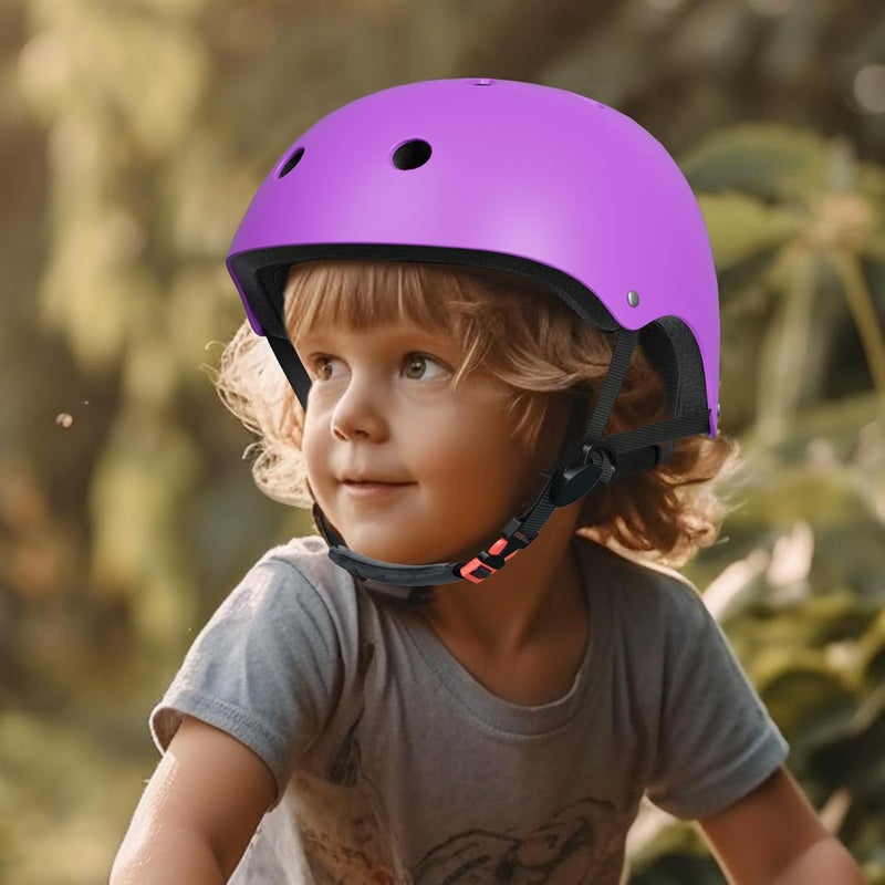 67i Kids Bike Helmet Toddler Helmets for Ages 3-8 Years Old Girls Boys Kid Adjustable Skateboard Bicycle Helmets Multi-Sport Ventilation Skateboarding Cycling Scooter Roller Skate Helmet - Image 2